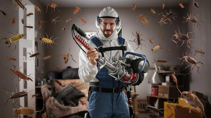 man doing pest control 926199 2508943 Pest Control