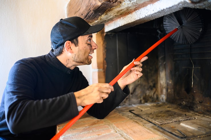 young chimney sweep work 53419 10571 Chimney Cleaning Services