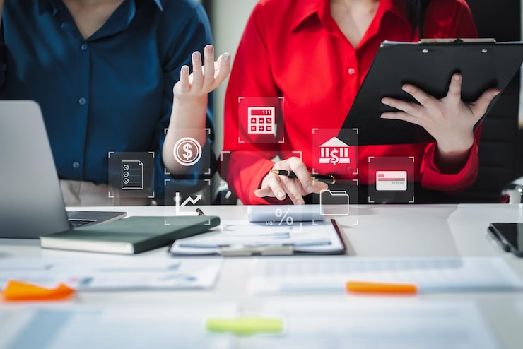business woman working calculator calculate financial data report accountancy document laptop computer office business concept 928131 9670 7 Proven ABM Appointment Setting Strategies That Drive Revenue