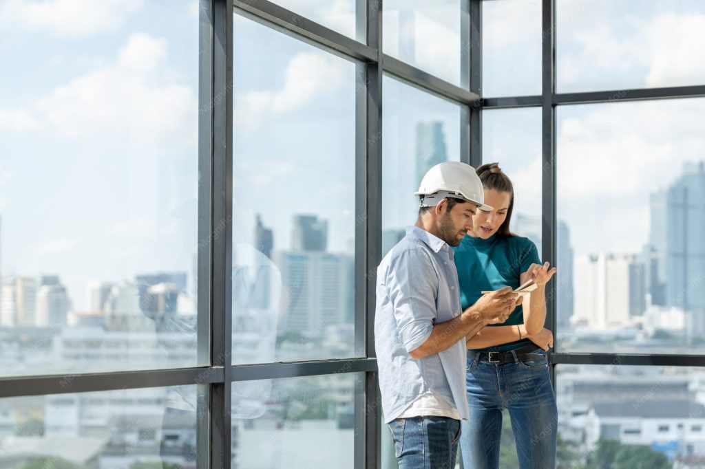 professional smart architect engineer team discuss solve problems tracery 31965 463849 Window Treatment